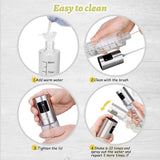 2PCS Stainless Oil Sprayer Cooking Mister Spray Fine Bottle Kitchen Tool UK 5 - Tophatter Daily Deals