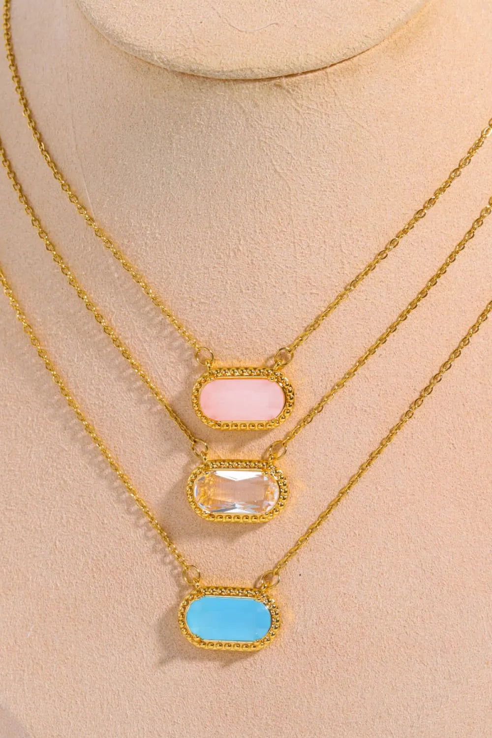 Copper 14K Gold-Plated Pendant Necklace Necklaces - Tophatter Daily Deals