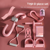 Yoga Pilates Fitness Set with Accessories (8pcs) Fitness - Tophatter Daily Deals
