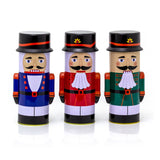 Christmas Nutcracker Storage Tin | 3D Nutcracker Soldier-Shaped Biscuit Tin Tin - Tophatter Daily Deals