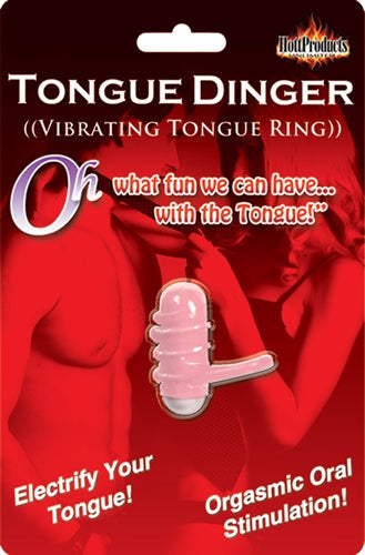 Magenta Tongue Vibrator Ring Stretchy Wireless Clitoral Toy > Sex Toys For Ladies > Clitoral Vibrators and Stimulators - Tophatter Daily Deals