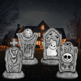 2D Halloween Tombstone Yard Decorations (Set of 4) Halloween - Tophatter Daily Deals
