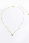 A To F Zircon 925 Sterling Silver Necklace Necklaces - Tophatter Daily Deals