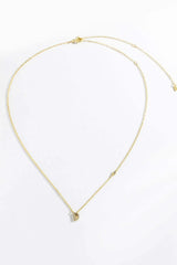 A To F Zircon 925 Sterling Silver Necklace Necklaces - Tophatter Daily Deals
