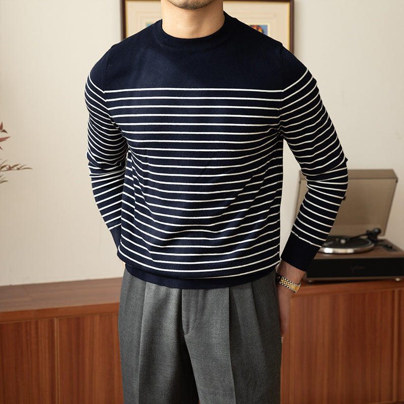 Soft Classic Men’s Crew Pullover - Crewneck, Wool Blend 3D Changing Face Moving Picture Frame - Tophatter Daily Deals