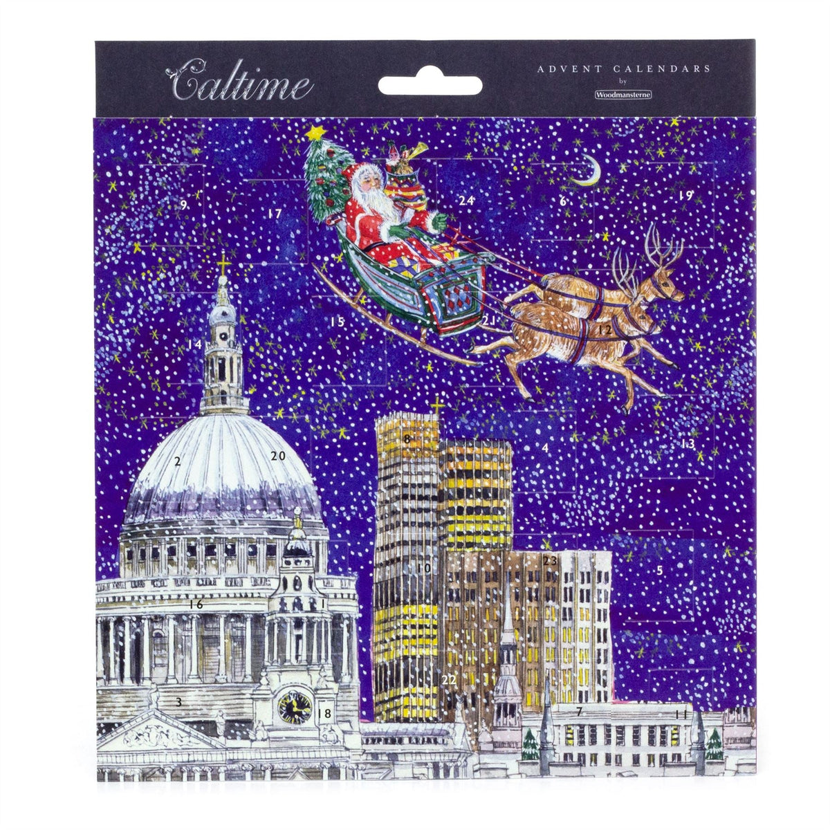 City of London Christmas Advent Calendar | Santa Picture Advent Calendar - 21cm Advent Calendar - Tophatter Daily Deals
