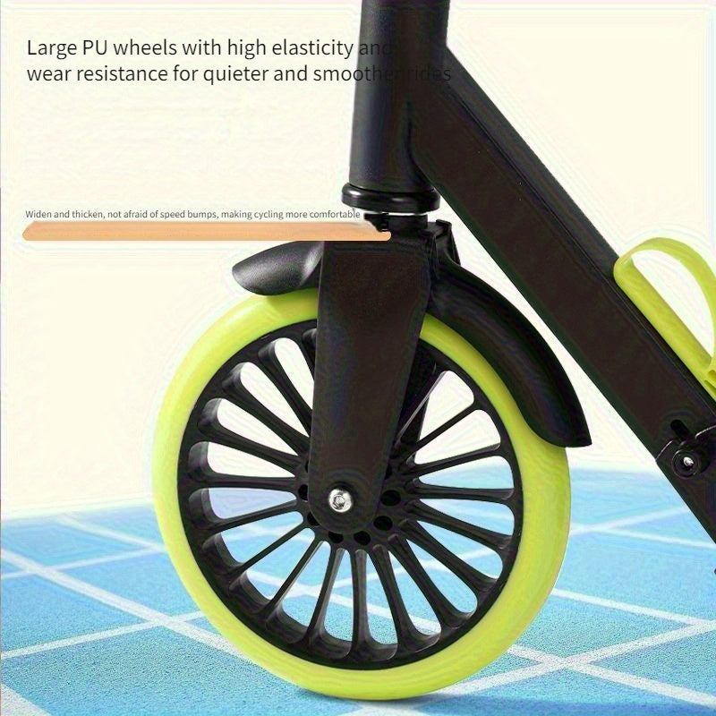 Scooter Foldable with Strap & PU Wheels Riding Scooters - Tophatter Daily Deals