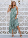 Ditsy Floral Scoop Neck Midi Cami Dress Casual Dresses - Tophatter Daily Deals