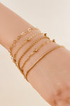 Gold Multi Layered Heart Shape Chain Bracelet Bracelets - Tophatter Daily Deals