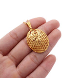 24k Gold Plated Jewelry Set African Jewelry 0 - Tophatter Daily Deals