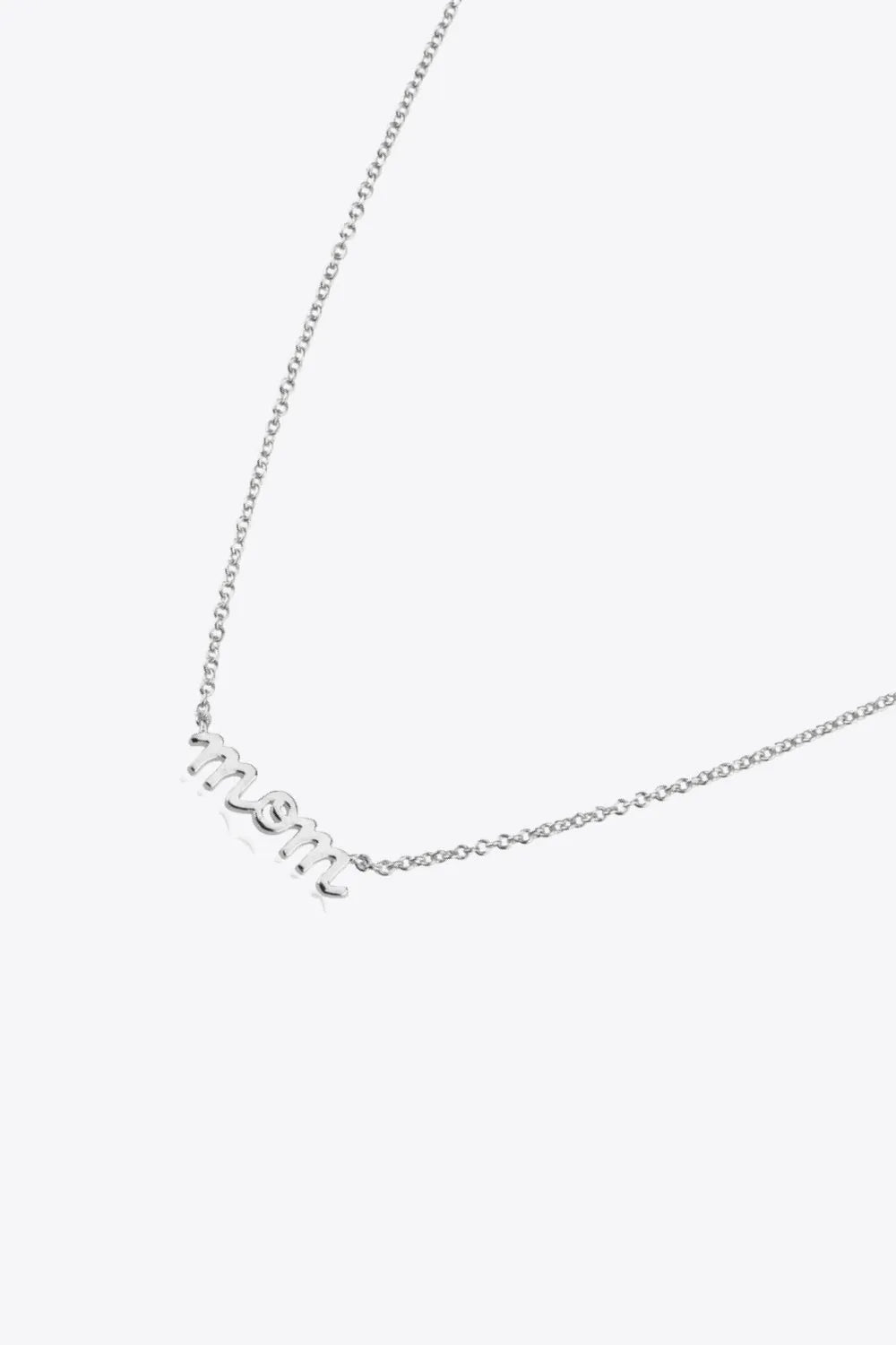 MOM 925 Sterling Silver Necklace Necklaces - Tophatter Daily Deals