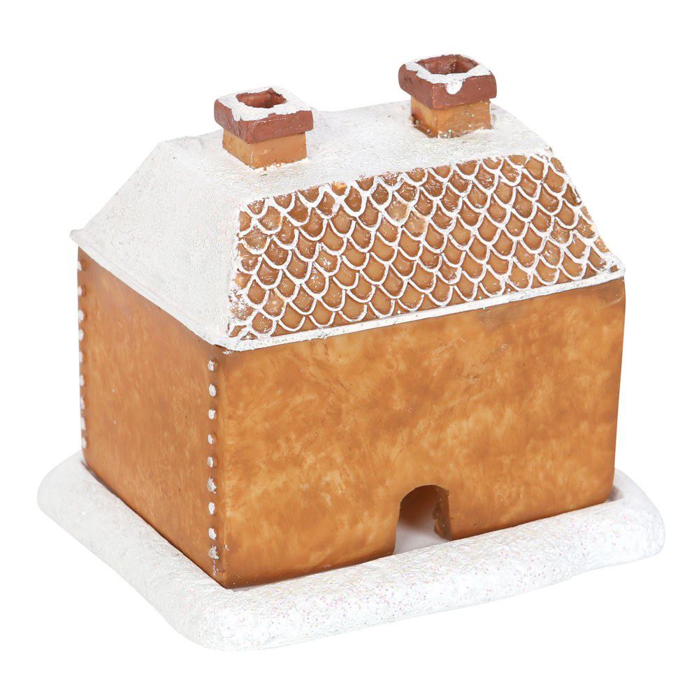 Gingerbread House Incense Burner Festive Christmas Ornament with Cinnamon Cones Oil Burner - Tophatter Daily Deals