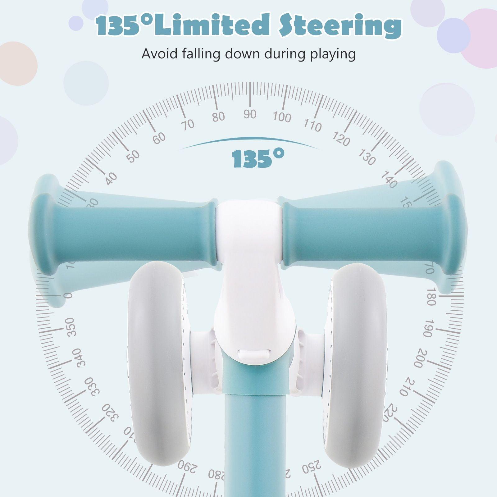 Baby Balance Bike - Toddler Walker Training Bicycle with Adjustable Seat Baby & Toddler - Tophatter Daily Deals