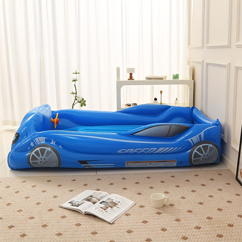 2-Person Inflatable Racing Car Air Mattress Camp Furniture - Tophatter Daily Deals