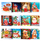 4pcs Christmas Diamond Painting DIY Greeting Cards Cart 0 - Tophatter Daily Deals