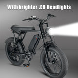 20 Inch 48 V Power Bicycle Fat Tire Snow 0 - Tophatter Daily Deals