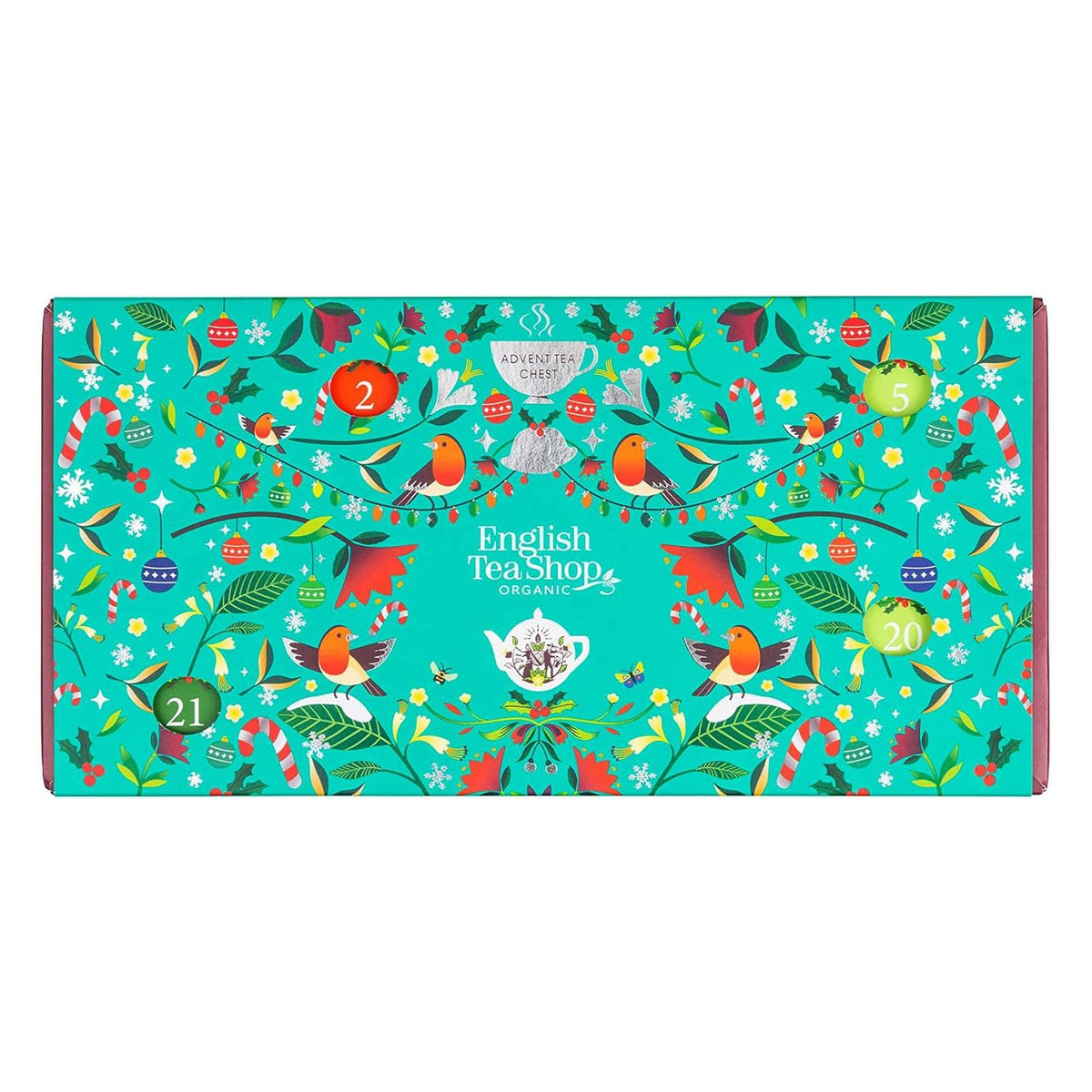 Tea Chest Christmas Advent Calendar 25 Organic Pyramid Tea Bags Advent Calendar Advent Calendar - Tophatter Daily Deals