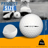 2-Ply Golf Balls with 332 Dimples (50pcs) Sports & Fitness > Golf > Golf Accessories - Tophatter Daily Deals