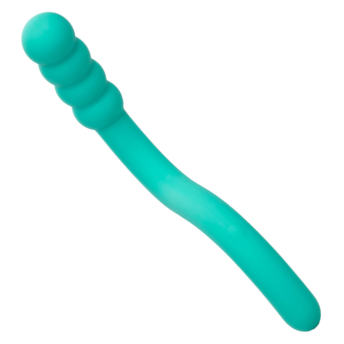 Pretty Little Wands Bubbly Slim Flexible Silicone Massager with 10 Speeds Waterproof Vibrator in Teal > Vibrators > Standard Vibrators - Tophatter Daily Deals