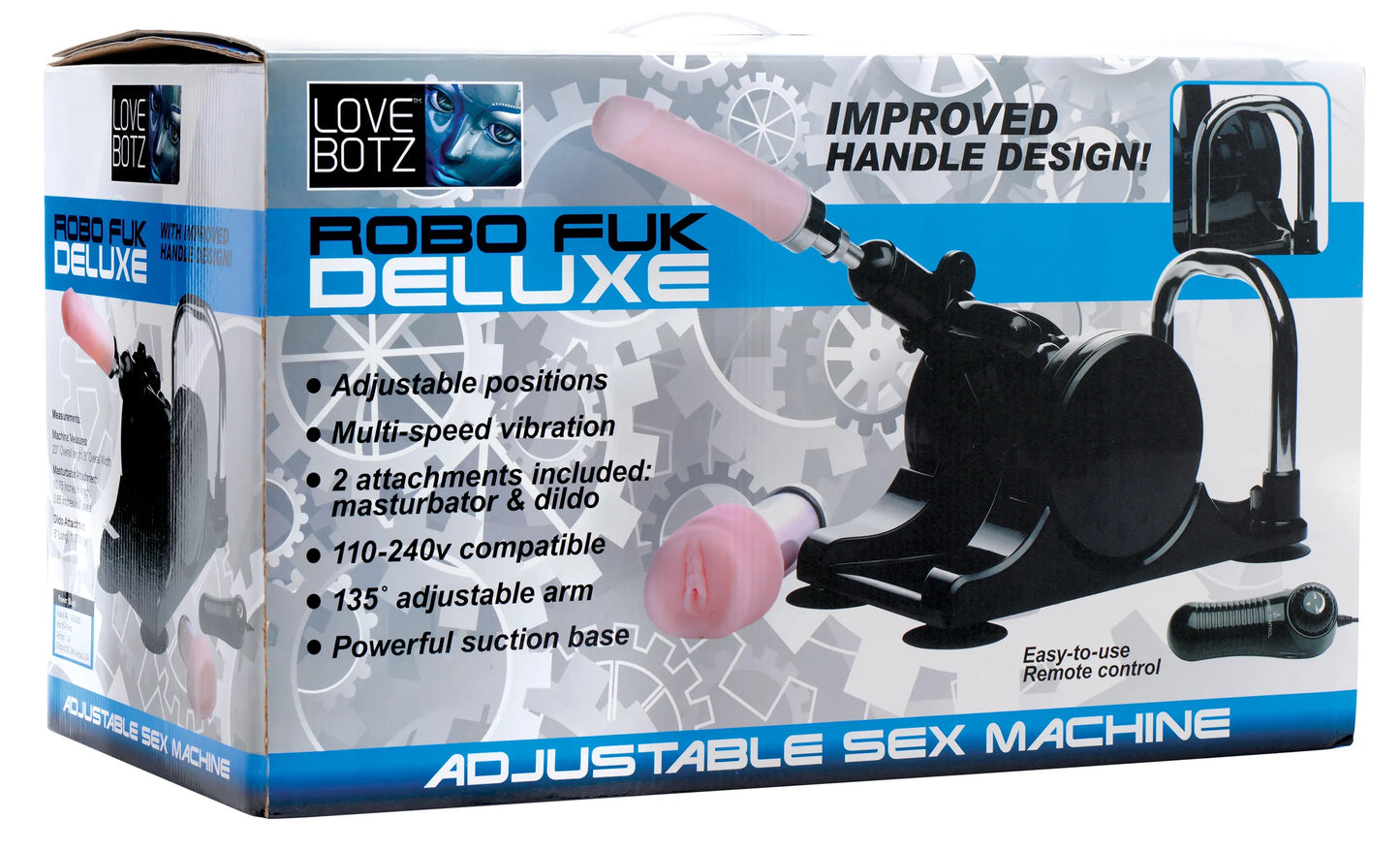 Lovebotz Robo Fuk Deluxe – Adjustable Speed Thrusting Sex Machine > Sex Toys > Sex Machines - Tophatter Daily Deals