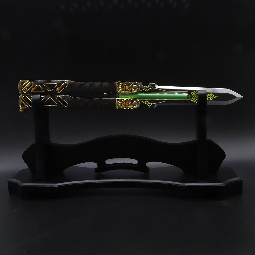 1-Layer Wooden Full-Size ACG Weapon Display Holder - Tophatter Daily Deals