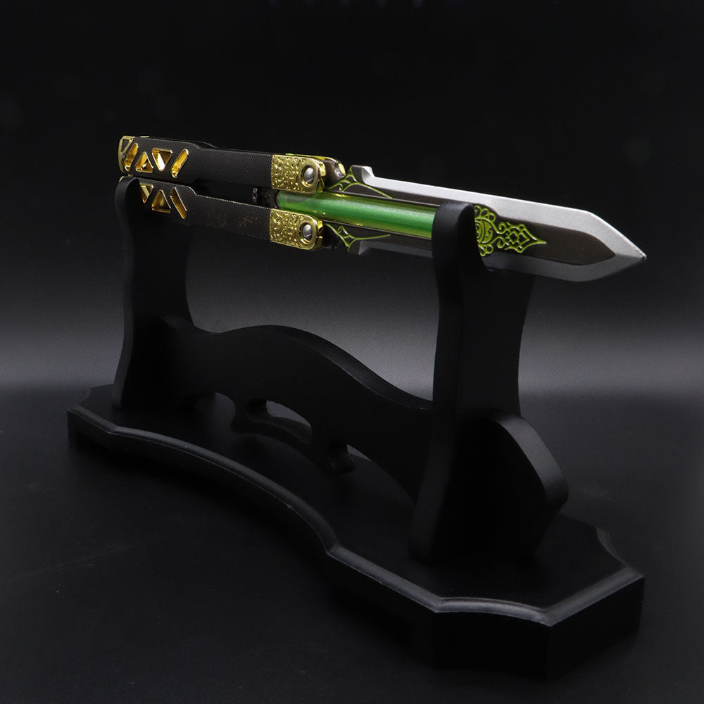 1-Layer Wooden Full-Size ACG Weapon Display Holder - Tophatter Daily Deals