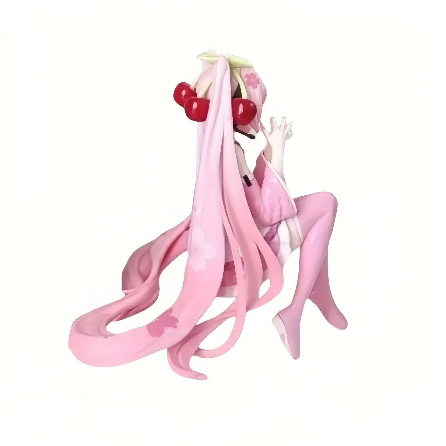 1pc Cute Anime Figures Cake Toppers Pink, Pretty Girl With Cherry Action Figures Girls Model Collection Gifts For Girls And Boys - Tophatter Daily Deals