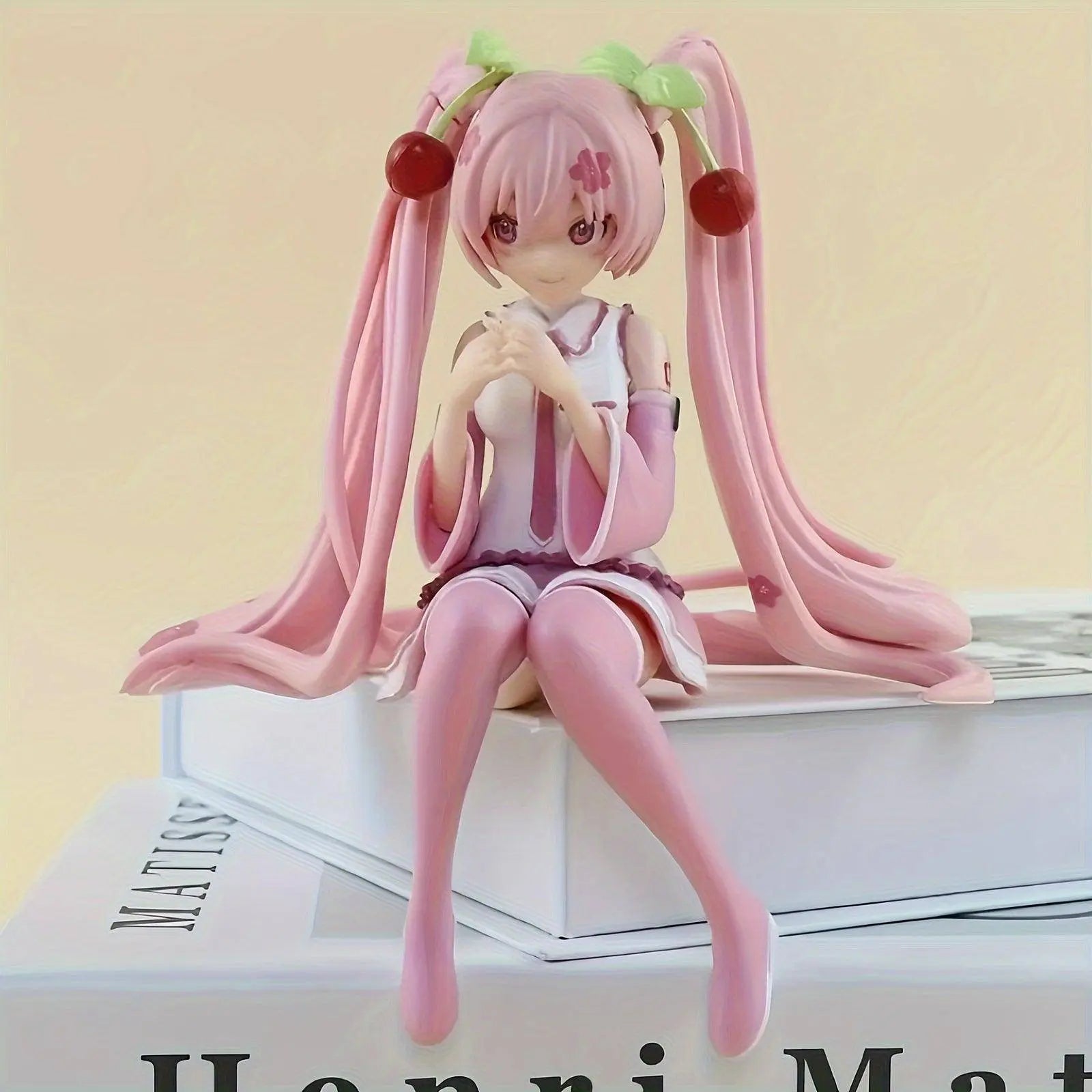 1pc Cute Anime Figures Cake Toppers Pink, Pretty Girl With Cherry Action Figures Girls Model Collection Gifts For Girls And Boys - Tophatter Daily Deals