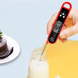 Digital Backlit Folding BBQ Kitchen Thermometer | Instant Read Meat Thermometer Kitchen Tools & Gadgets - Tophatter Daily Deals