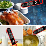 Digital Backlit Folding BBQ Kitchen Thermometer | Instant Read Meat Thermometer Kitchen Tools & Gadgets - Tophatter Daily Deals