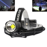 120,000LM Super Bright LED Rechargeable Headlamp, Zoomable Head lamp - Tophatter Daily Deals