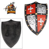 Medieval Royal Crusader Knight Foam Shield Coat Of Arms LARP - TOPHATTER'S ARMORY DEALS Collectible Weapons - Tophatter Daily Deals