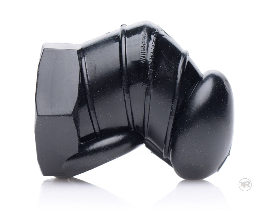 Master Series Detained Restrictive Chastity Cage (Black) – Rubber Chastity Device with Nubs > Bondage Gear > Male Chastity - Tophatter Daily Deals