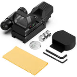 1x22x33 Red Green Dot Sight for 20mm Rail 5 Brights - Tophatter Daily Deals