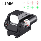 1x22x33 Red Dot Laser Sight for 11/20mm Rail 11mm with Laser - Tophatter Daily Deals
