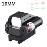 1x22x33 Red Dot Laser Sight for 11/20mm Rail 20mm with Laser - Tophatter Daily Deals