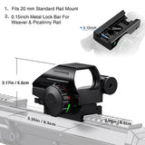 1x22x33 Red Dot Laser Sight for 11/20mm Rail - Tophatter Daily Deals