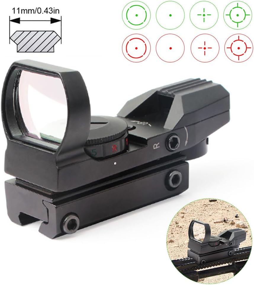 1x25 REFLEX SIGHT, PICATINNY MOUNTED - Tophatter's Army Deals OPTICS & SCOPES - Tophatter Daily Deals