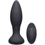 Vibe - Experienced - Rechargeable Silicone Anal Plug With Remote (Black) > Anal Range > Vibrating Butt Plugs - Tophatter Daily Deals