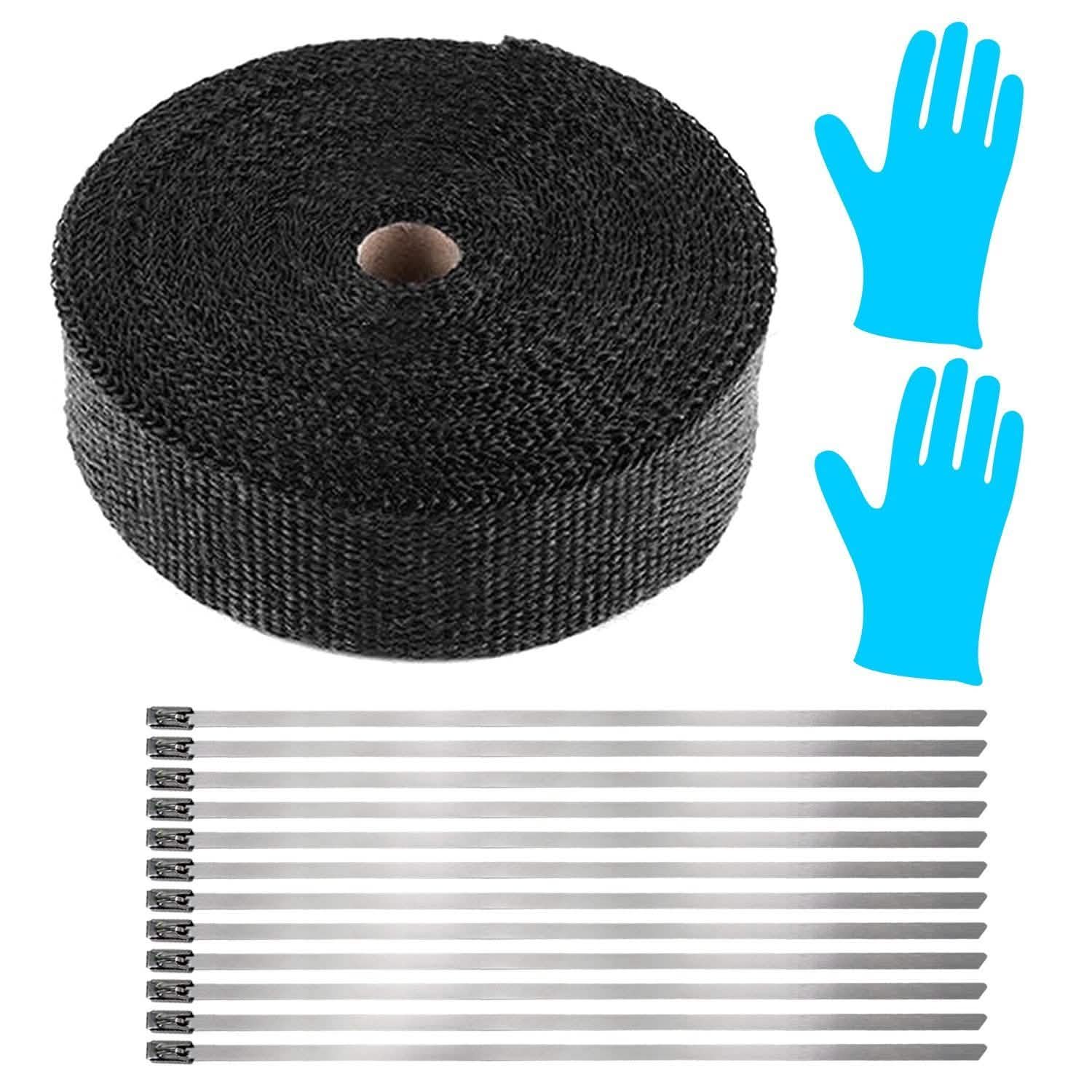 2" 50FT Fiberglass Manifold Header Pipe Heat Wrap Everything Else - Tophatter Daily Deals