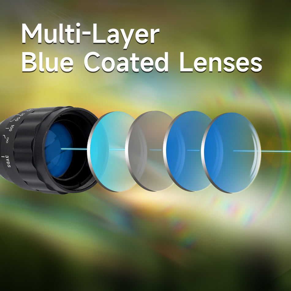 2-6x32AO RGB Optical Rifle Scope Adjustable - Tophatter Daily Deals