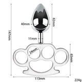 New Products Anal Plugs Metal Finger Tiger Anal Plugs Rear Anal Plugs Adult Erotic Sex Products Anal Plugs White Extra Large - Tophatter Daily Deals