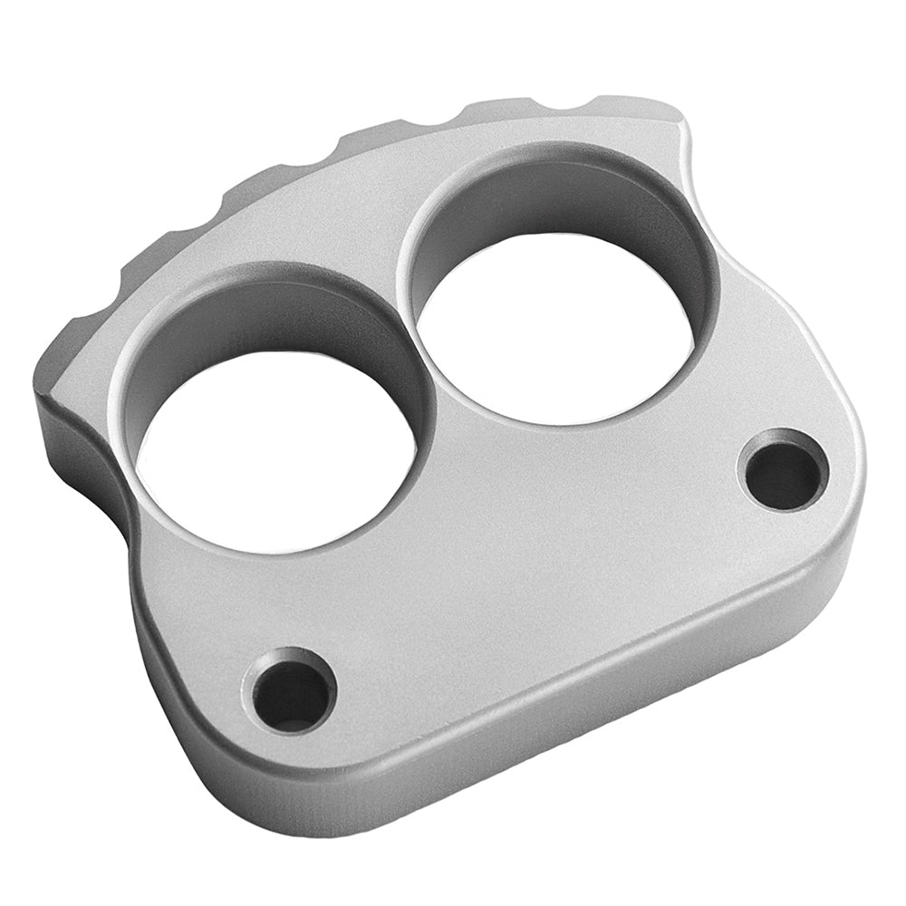 Afrankart DFK 2 Finger Brass Knuckles Ring Stainless Steel - Cakra EDC Gadgets Brass Knuckles - Tophatter Daily Deals