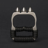 Two Finger Brass Knuckles Stainless Steel Brass Knuckles - Tophatter Daily Deals