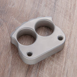 Afrankart DFK 2 Finger Brass Knuckles Ring Stainless Steel - Cakra EDC Gadgets Brass Knuckles - Tophatter Daily Deals
