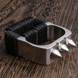 Two Finger Brass Knuckles Stainless Steel Brass Knuckles - Tophatter Daily Deals