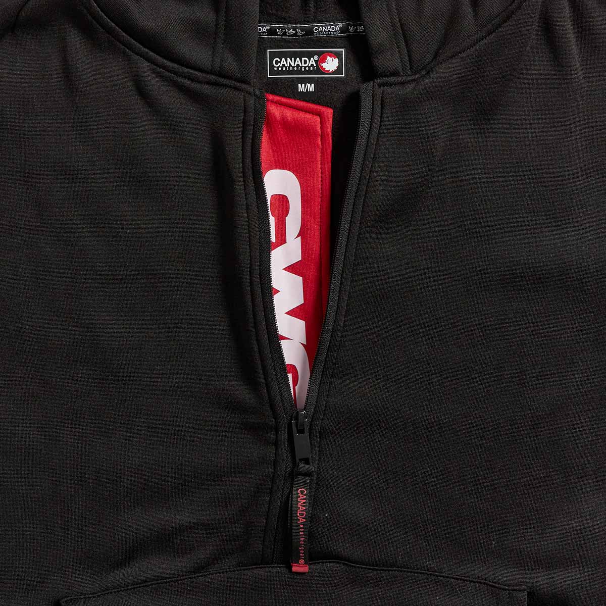 Canada Weather Gear Men's 1/2 Zip Hoodie Half Zip & Quarter Zip - Tophatter Daily Deals