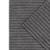 Bibb Home 4 Pack Ribbed Egyptian Cotton Bath Towel Set Bath Towel - Tophatter Daily Deals