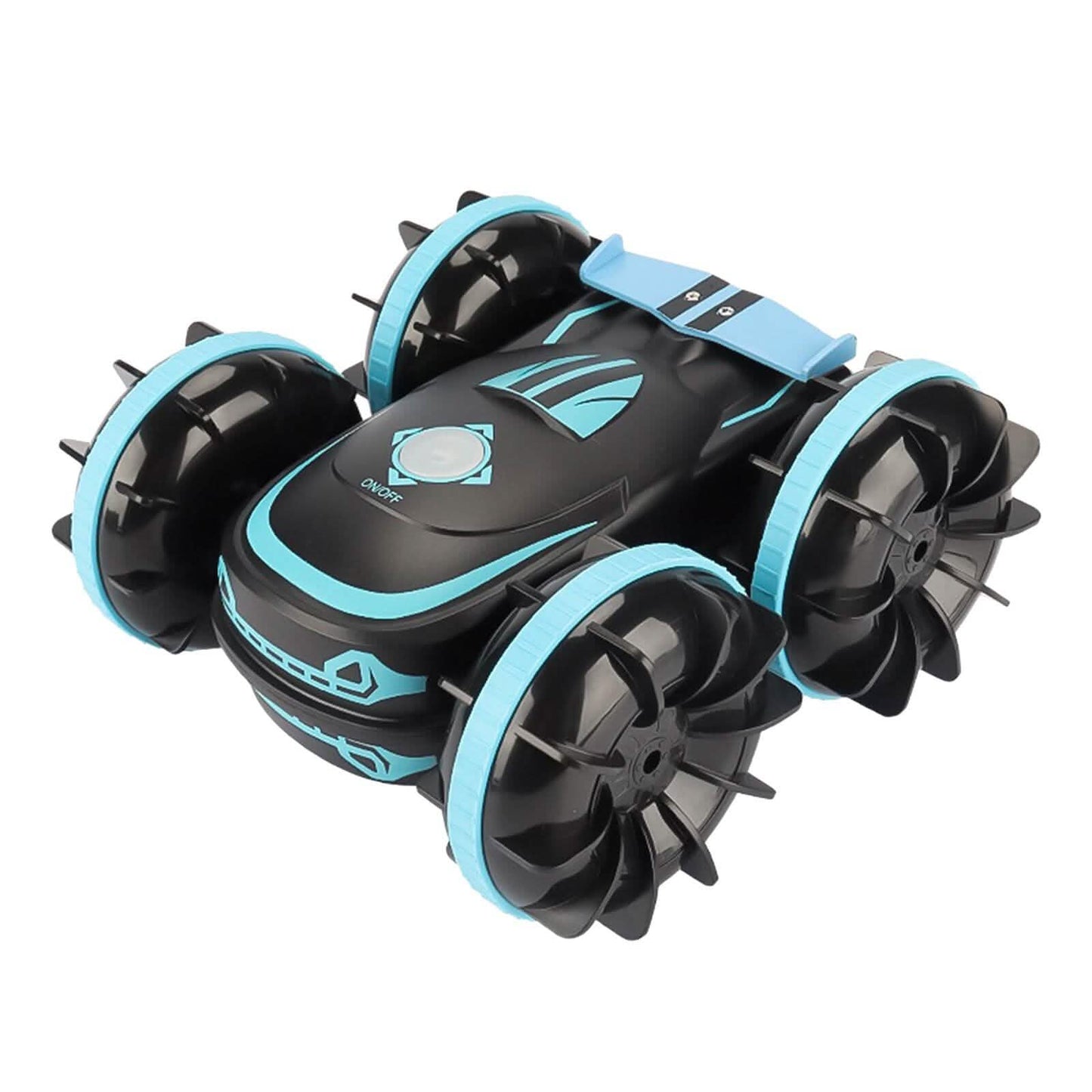 2-in-1 Amphibious RC Car Toy 4GHz 4WD Double-sided 360¬∞ Rotating Stunt Car Blue Toys & Games - Tophatter Daily Deals