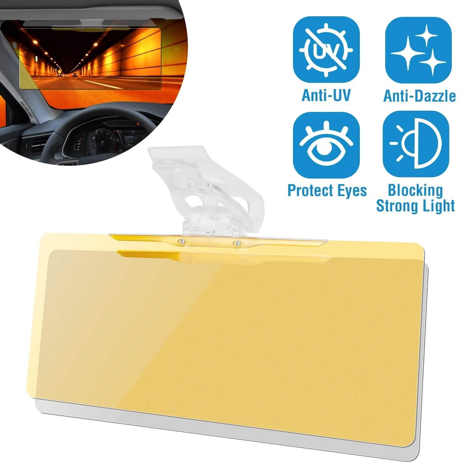 2-in-1 Anti-Glare Auto Sun Visor Automotive - Tophatter Daily Deals